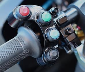 Handlebar controls and buttons